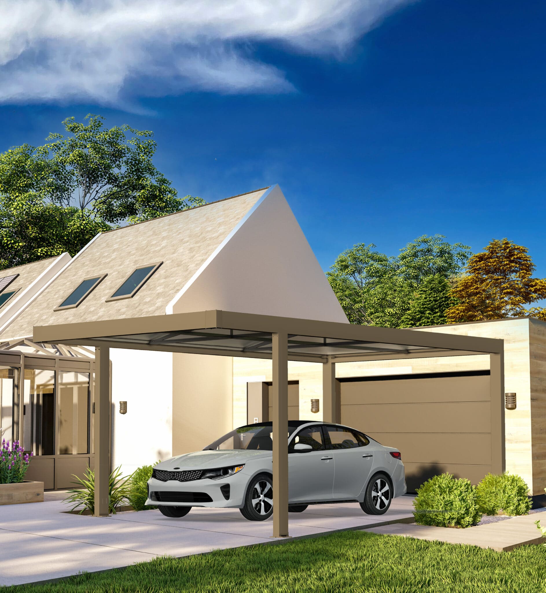 Carport aluminium design