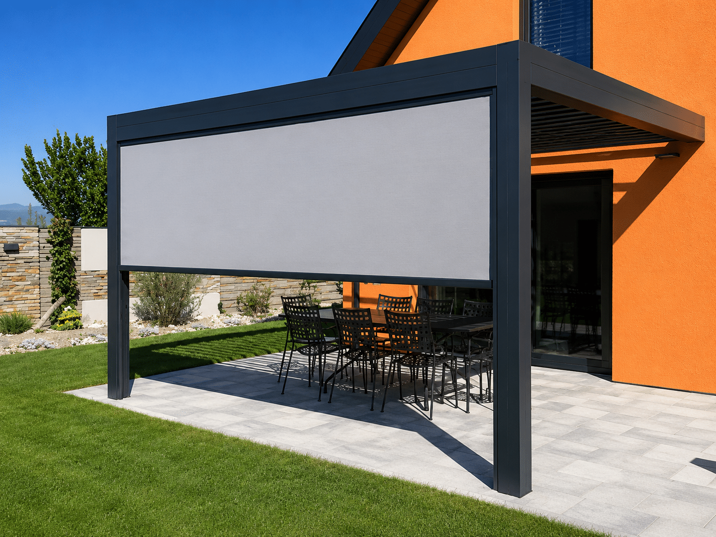 Pergola toile rétractable